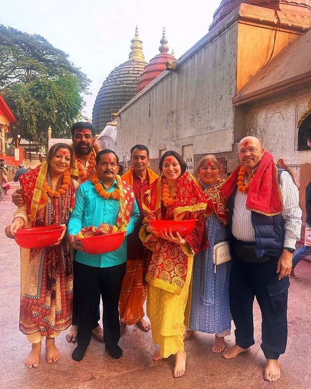 Tamannaah Bhatia Visit to Kamakhya Temple